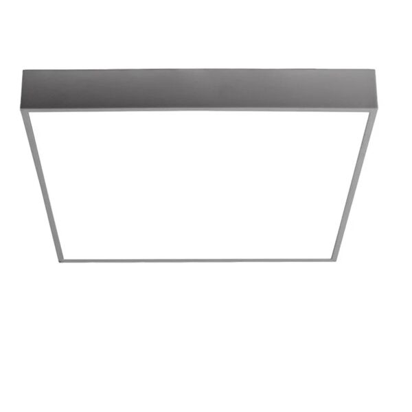 novecento plafoniera moderno led kono, bianco 30x cm, luce naturale