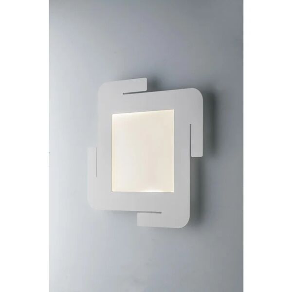 leroy merlin plafoniera neoclassico led masha, bianco 45x cm, luce naturale, 2100 lm