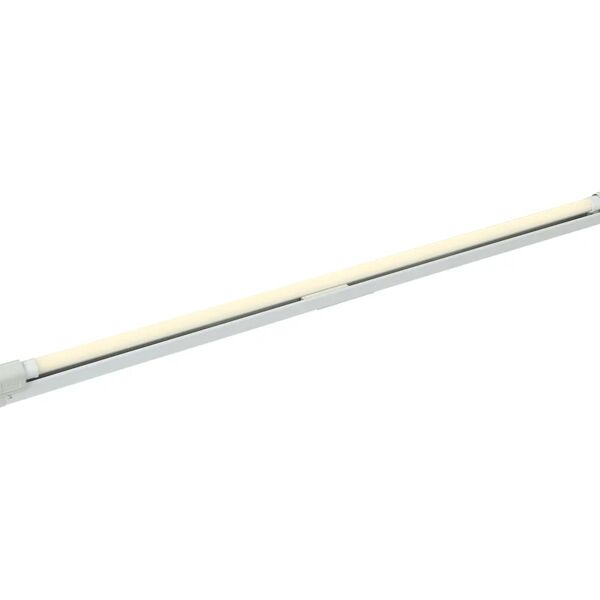 leroy merlin reglette con fonte luminosa g13 per soffitto batten t8, luce bianco, 122.5 cm, 1 x 18w 1800lm