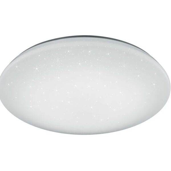 trio lighting inter plafoniera moderno led fuji cielo stellato, bianco Ø 74 cm, luce cct, 3800 lm