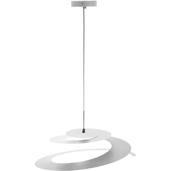 leroy merlin lampadario industriale megan led bianco, d. 50 cm, 1200 lm