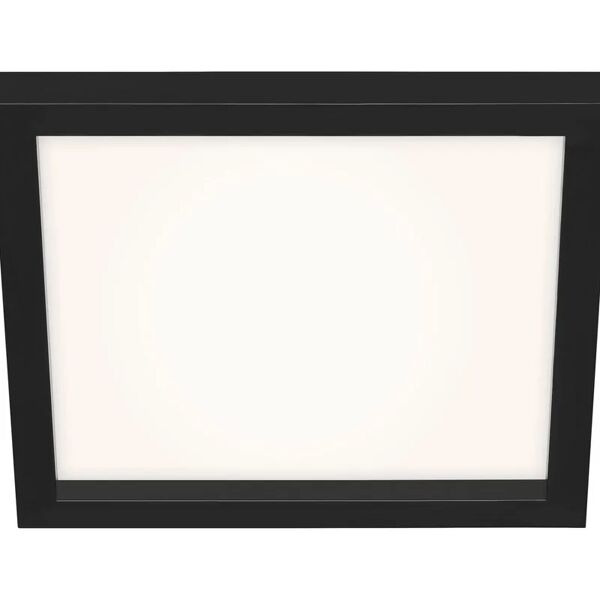 leroy merlin pannello led fire 30x30 cm, bianco naturale nero