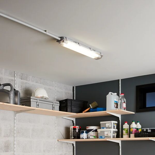 inspire reglette con fonte luminosa g13 batten t8, luce bianco, 67 cm, 2 x 18w 990lm