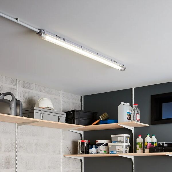 inspire reglette con fonte luminosa g13 per soffitto batten t8, luce bianco, 127 cm, 1 x 18w 1980lm