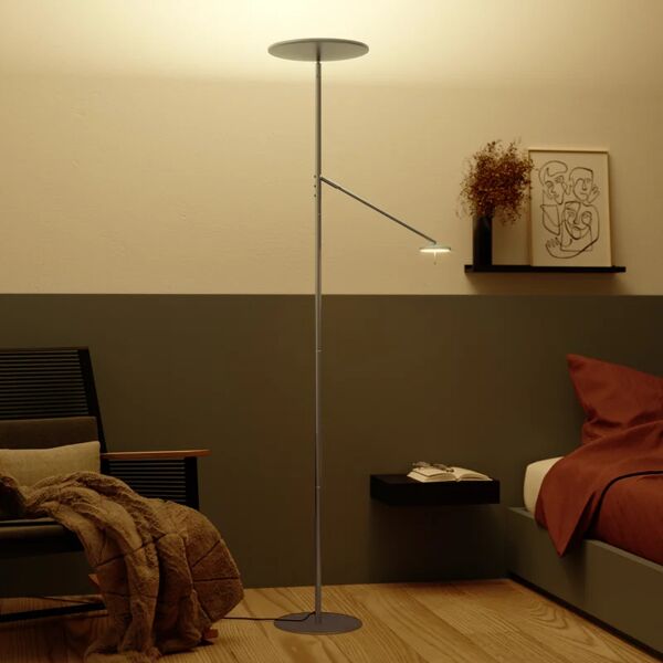 inspire lampada da terra con luce da lettura mirasol , h181cm18w 4w