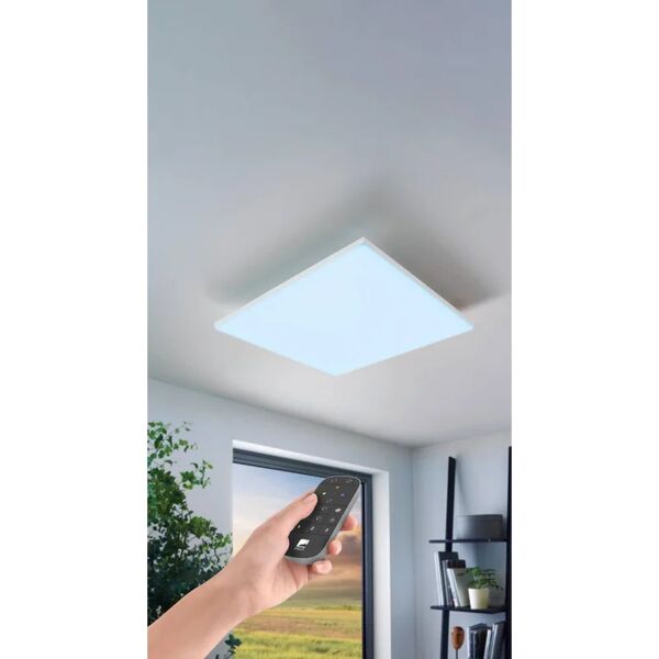 eglo pannello led smart turcona-z 60x60 cm, bianco,