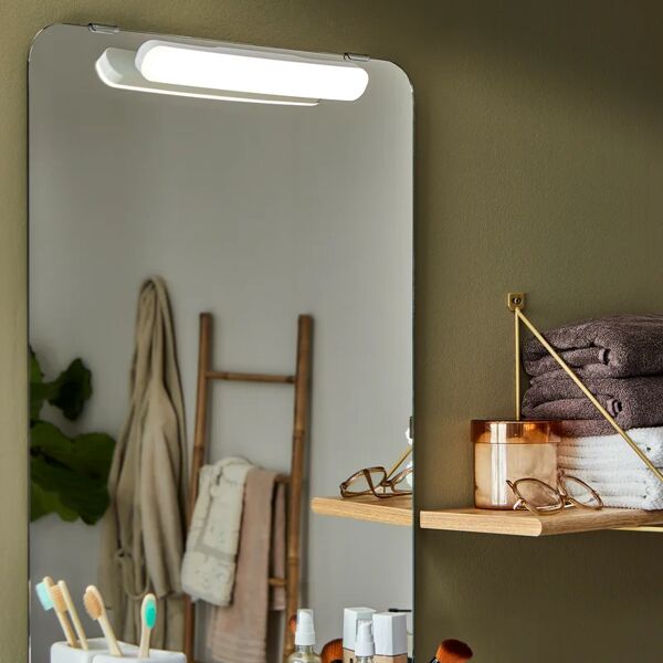 inspire reglette con fonte luminosa led per sopra lo specchio paleni, luce bianco, 2.8 cm, 1 x 0w 280lm