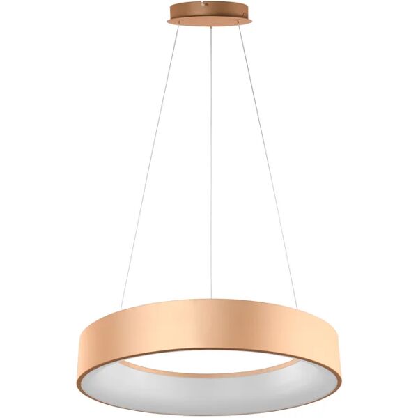 luce ambiente design lampadario moderno noah led oro, in alluminio, d. 60 cm, 4 luci, 8000 lm,