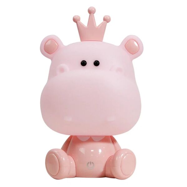 leroy merlin lampada da comodino led hippo rosa naturale dimmerabile