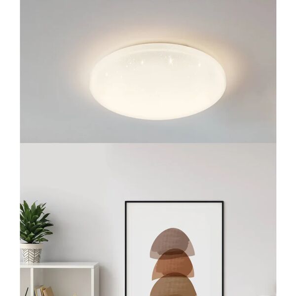 eglo plafoniera led frania-s, bianco Ø 55 cm, luce naturale