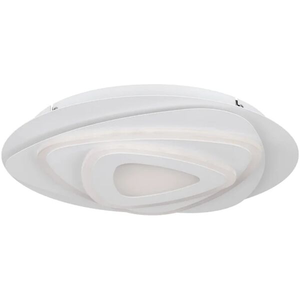 eglo plafoniera led palagiano, bianco Ø 38 cm, luce naturale