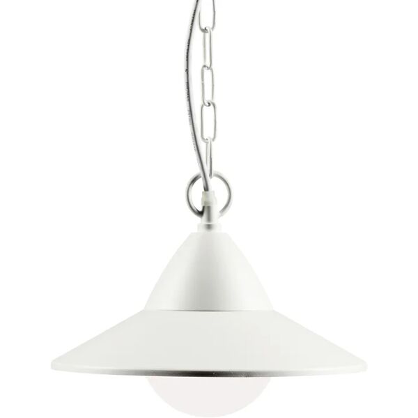 sovil lampadario classico yukon led bianco, in alluminio, 2050 lm,