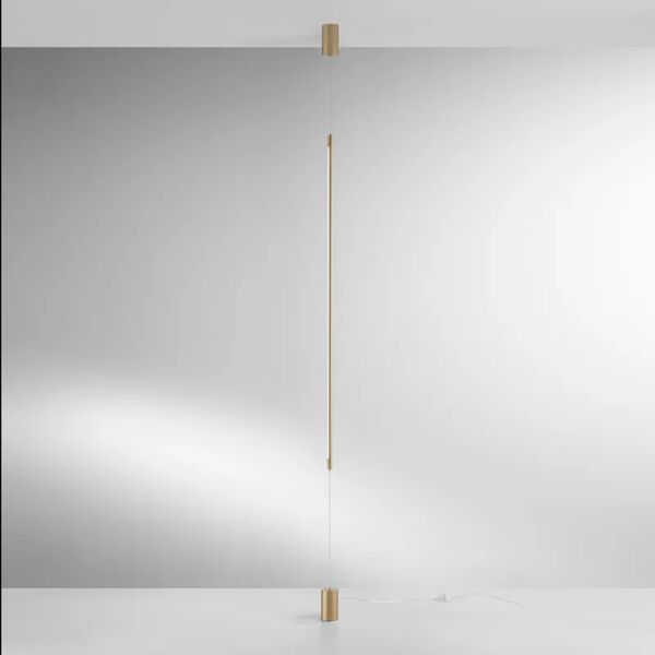 luce ambiente design lampada da terra gravity dorato h140cm