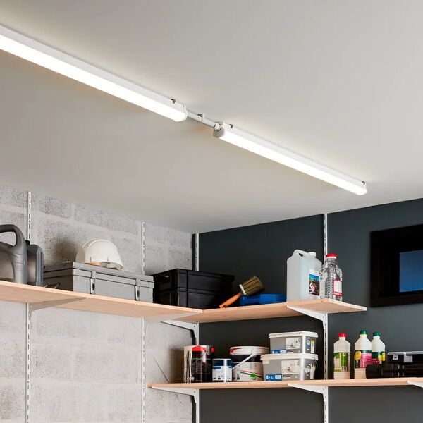 inspire reglette con fonte luminosa led per soffitto dorn, luce bianco, 115.1 cm, 6000lm