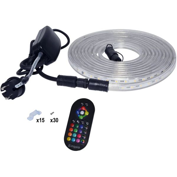 inspire kit striscia led 5m luce rgb multicolore