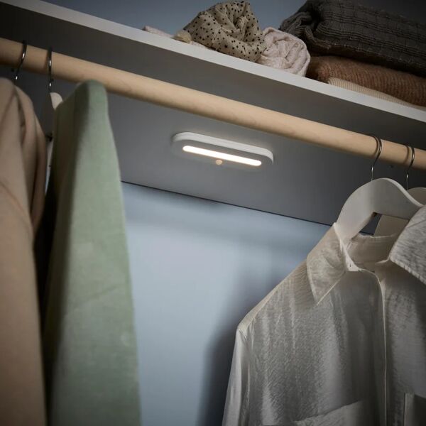 inspire reglette con fonte luminosa led per interno del mobile dudo, luce bianco, 15 cm, 1 x 0w 80lm