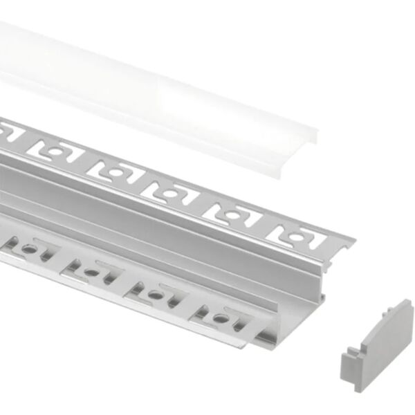 leroy merlin controller per strisce led grigio / argento,