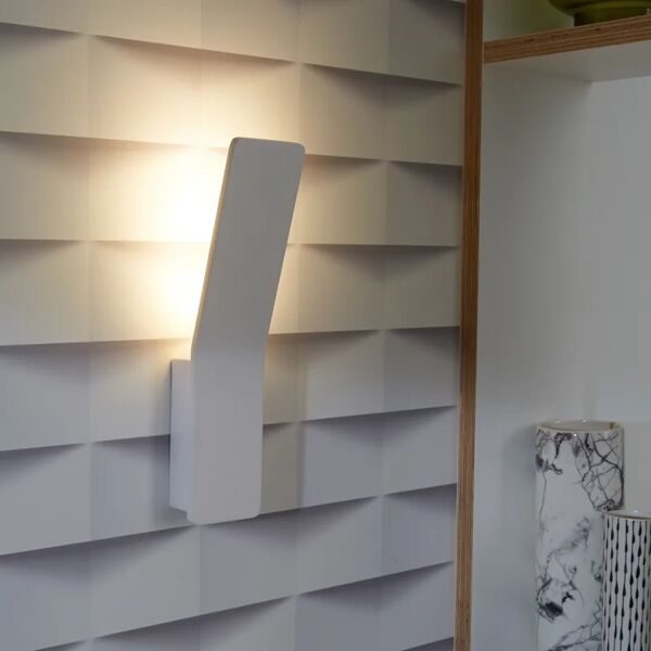 inspire applique led design pic bianco