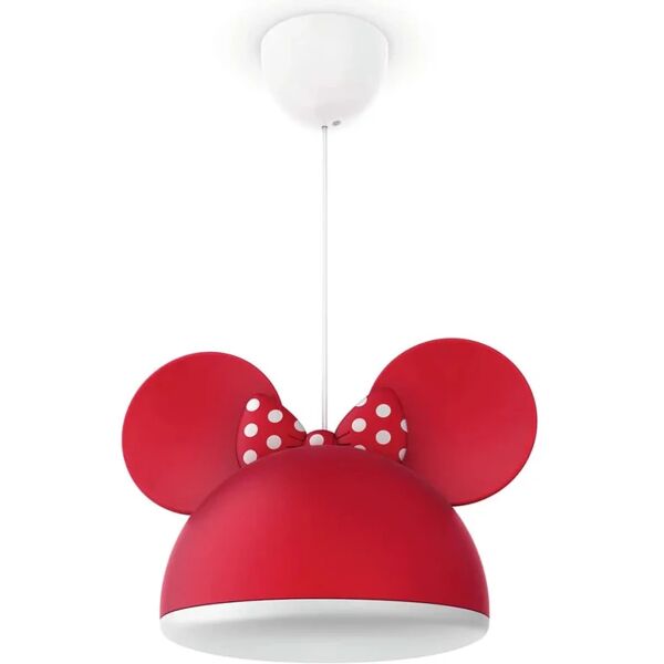 philips lampadario di minnie della disney 15 w rosso 717583116