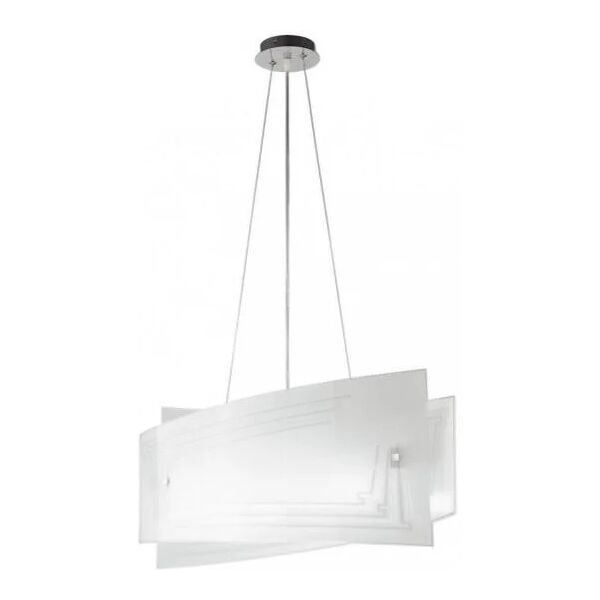 fan europe sospensione concept in vetro bianco 60 cm.