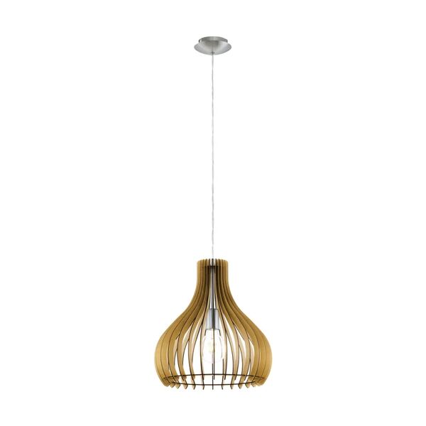 eglo lampadario industrial tindori 1 piccolo luce acciaio grigio e nichel opaco