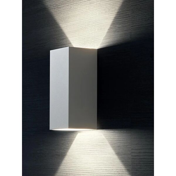 sovil applique 6w+6w led 4000k linea tower bianco