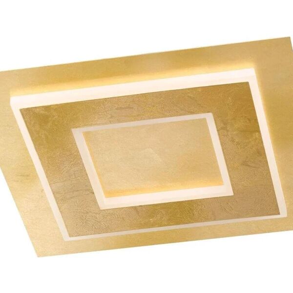 wofi - granada applique quadra 45x45 led oro 20w