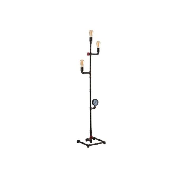 luce ambiente design piantana amarcord in metallo ruggine invecchiato stile industrial