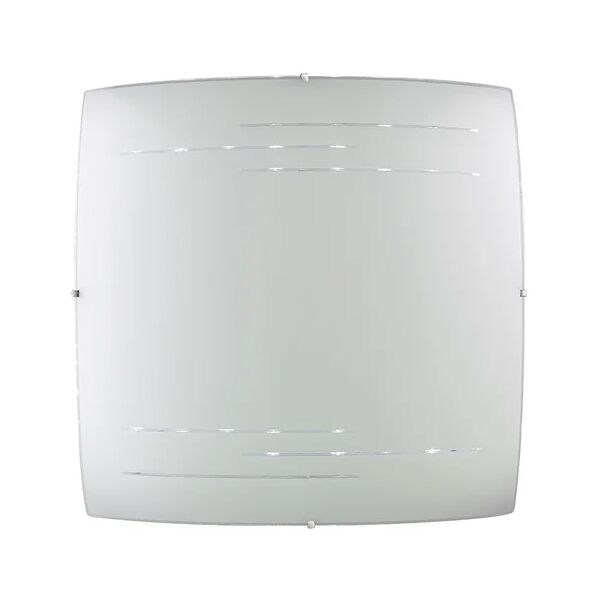 luce ambiente design plafoniera led charme in vetro bianco 28w 4000k luce naturale 3 step dimmer