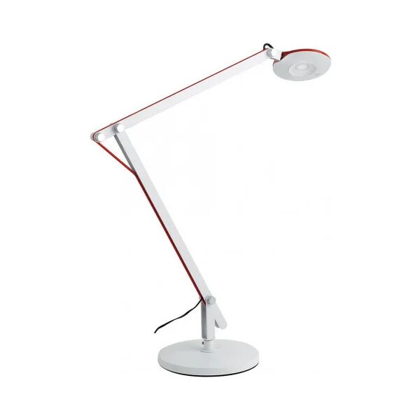 fan europe lampada da lettura led locke orientabile in metallo bianco luce naturale