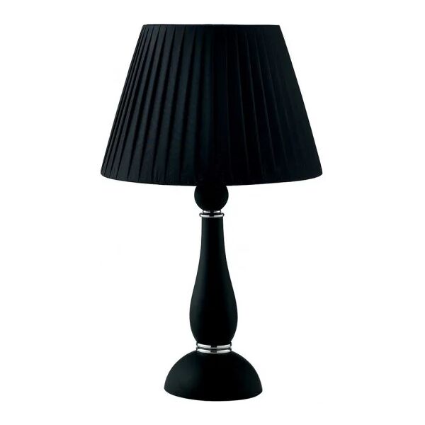 fan europe lampada da tavolo alfiere in vetro soffiato nero stile candelabro