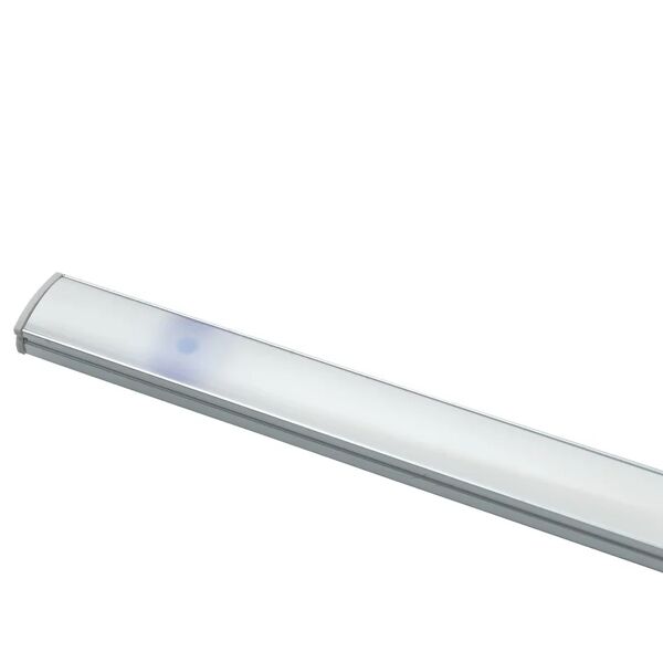 intec sottopensile led unix argento con interruttore touch 11,52w 4000k (luce naturale) 60 cm..