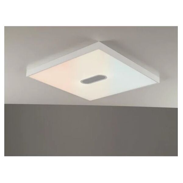 fan europe pannello led con speaker bluetooth, dimmer + cct (luce calda, naturale e fredda) e telecomando 60x60cm