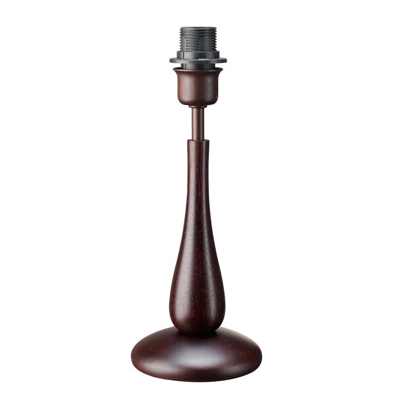 leroy merlin base della lampada da tavolo bugia marrone, h 26 cm, e14 max40w n/a