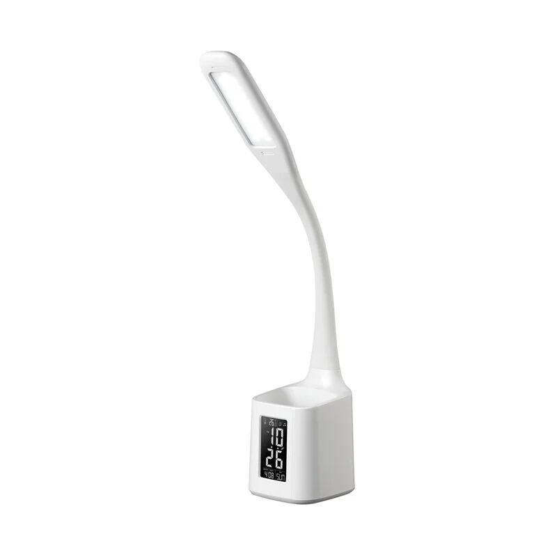 leroy merlin lampada da scrivania con lampadina inclusa led stile moderno bianco naturale flessibile penny nero