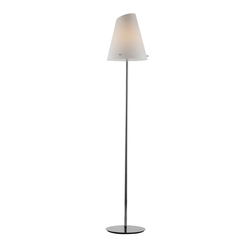 luce ambiente design lampada da terra ermes bianco, h 165 cm, e14