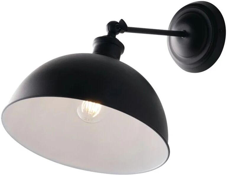 luce ambiente design applique industriale charleston nero