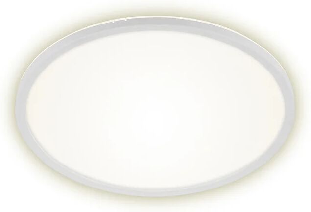 briloner plafoniera design led slim, bianco Ø 42 cm, luce naturale, 3000 lm