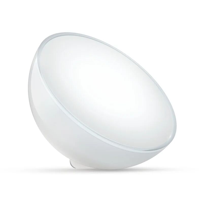 philips lampada da tavolo led portatile go white and color ambiance bianco