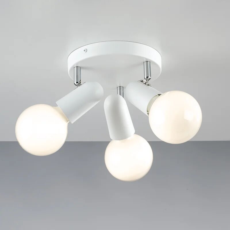 leroy merlin faretto decorativo senza fonte luminosa 3 luci punto bianco e27