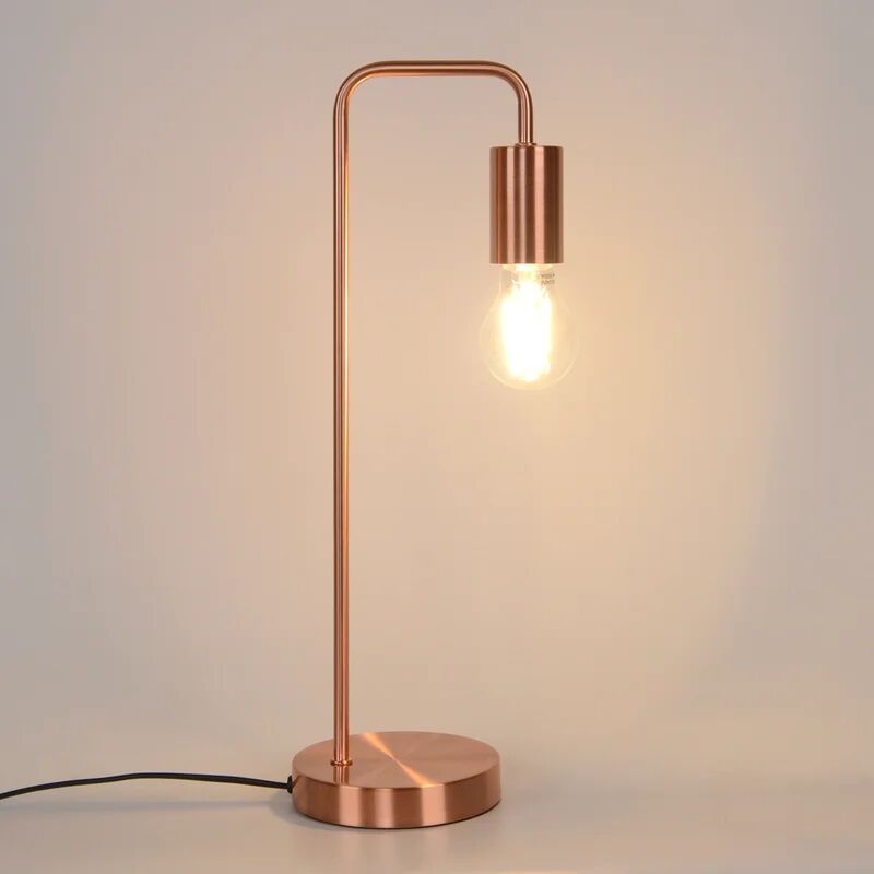 inspire lampada da tavolo design lina rame, in ferro,