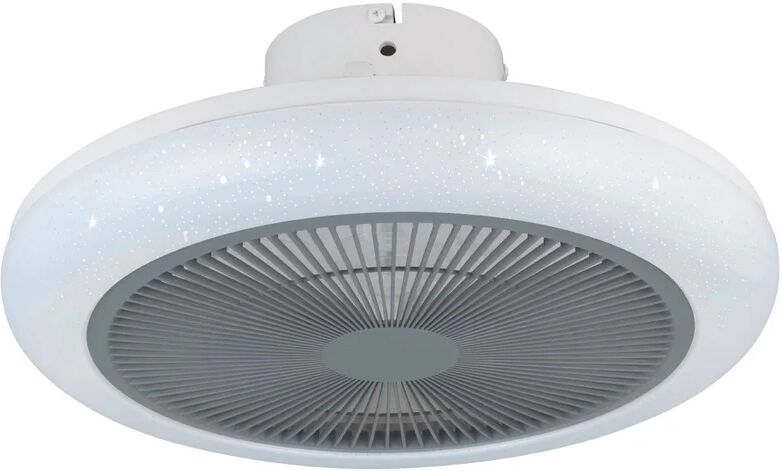 eglo ventilatore da soffitto kostrena, grigio, Ø 45 cm, cct, dimmerabile,