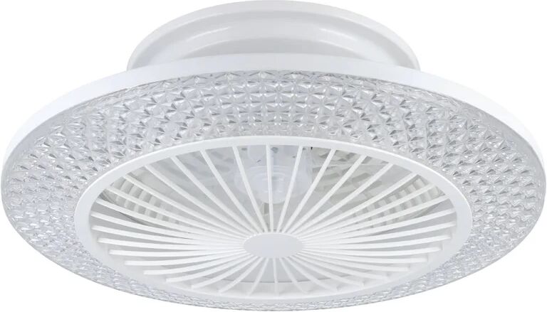 eglo ventilatore da soffitto malinska, bianco, Ø 55 cm, dimmerabile,