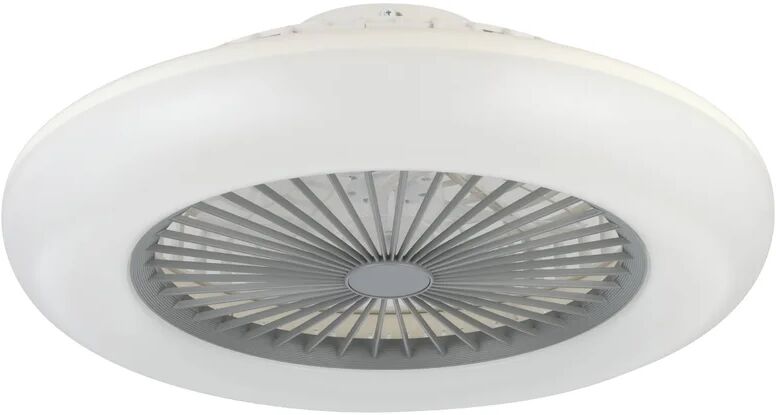 eglo ventilatore da soffitto sayulita-l, bianco, Ø 55 cm, dimmerabile,