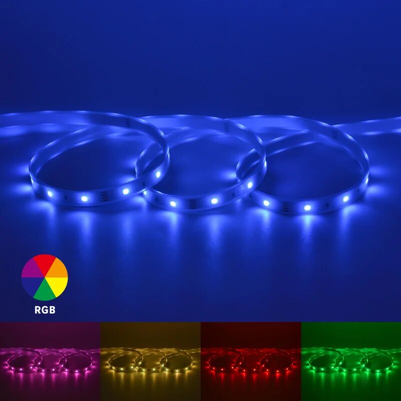 leroy merlin kit striscia led 5m luce rgb multicolore