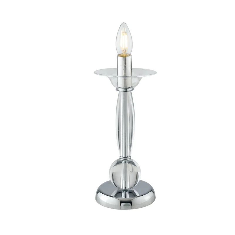 luce ambiente design lampada da tavolo estefan trasparente in acrilico (1xe14)