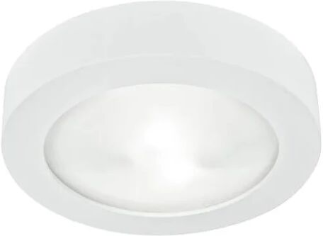 intec light plafoniera gabriel rotonda in gesso bianco verniciabile 30 cm.