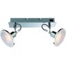 Leroy Merlin Faretto decorativo con fonte luminosa LED Aaron cromo, 2x5W