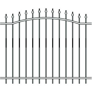 Leroy Merlin Recinzione Arco in ferro L 200 x H 106 x P 3 cm