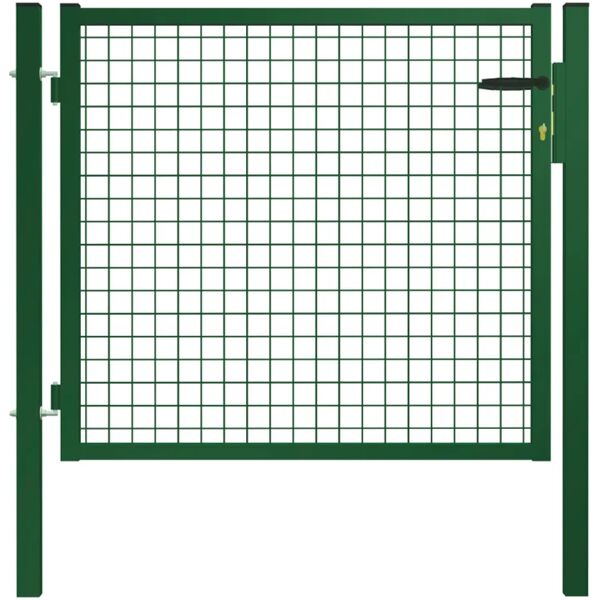 leroy merlin cancello / portello garden in acciaio h 125 x l 100 cm